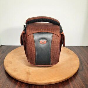 Tumi T-Tech Pulse Digital Camera Bag Orange Travel Case Padded Shoulder Strap